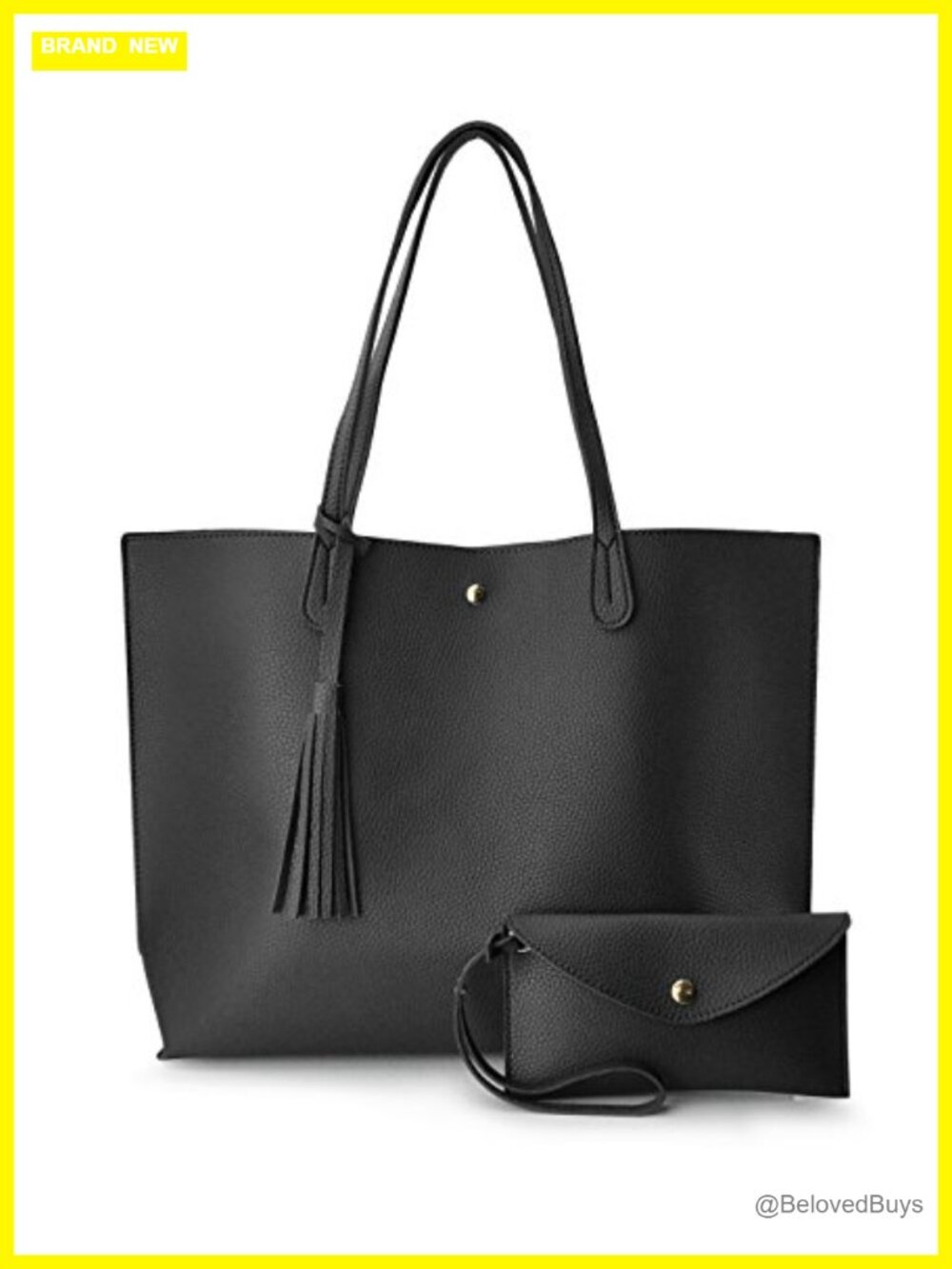 Pebbled Faux Leather Tote Handbag Women Shoulder Bag